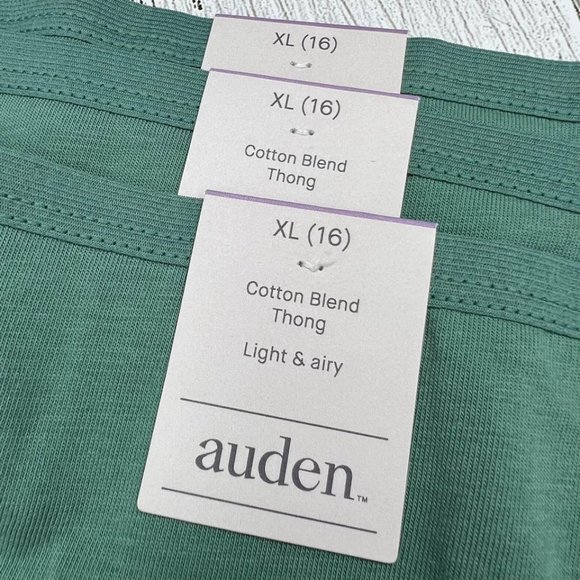 Auden XL 16‎ Thong Underwear Bundle 6 Pack New Panties - Picture 4 of 9
